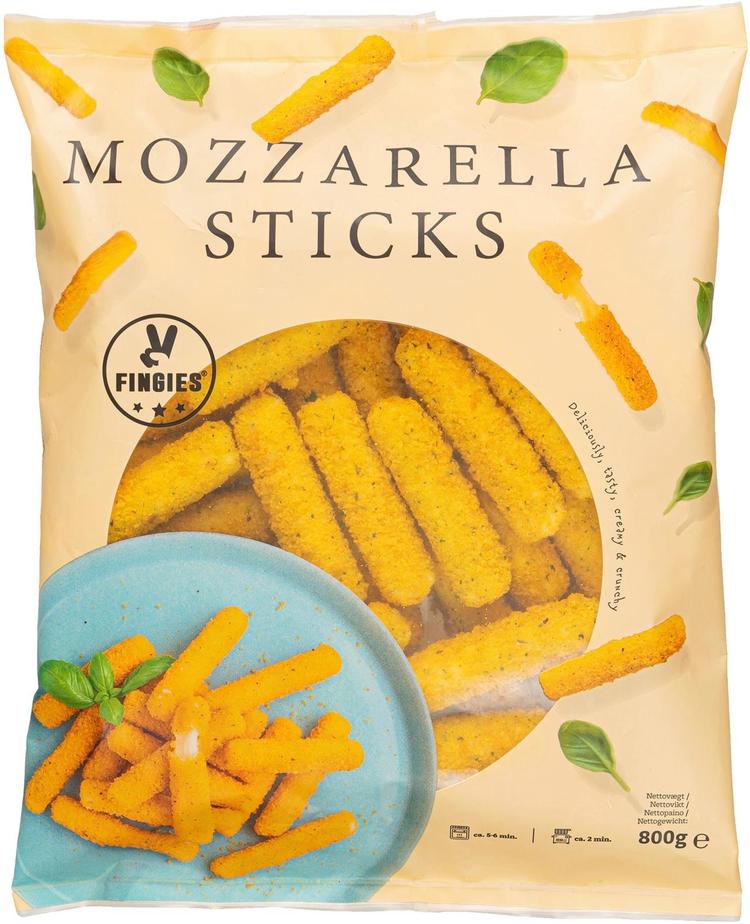 Fingies Mozzarella sticks 800g esipaistettu