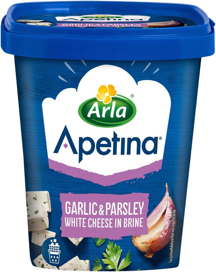 Apetina 410/200g Valkosipuli-Persilja välimerelliset juustokuutiot