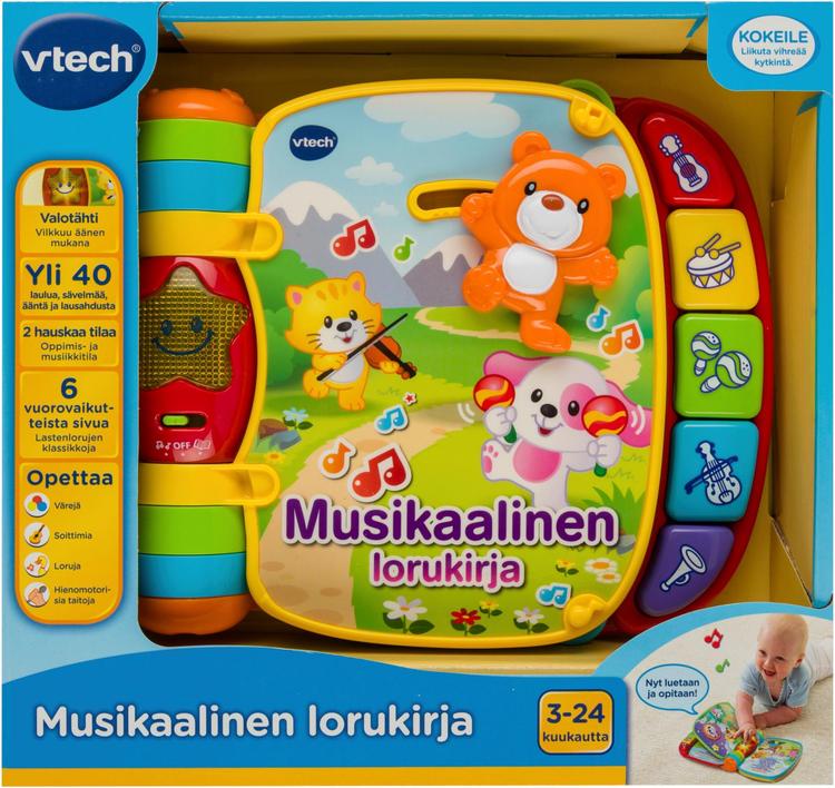 Vtech Baby musikaalinen lorukirja FI