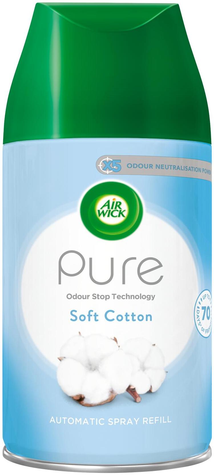 Airwick Freshmatic täyttö Soft Cotton 250ml