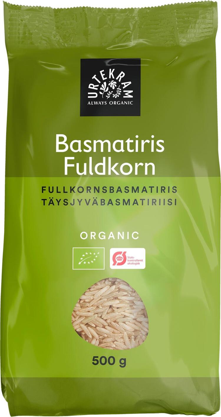 URTEKRAM luomu Täysjyväbasmatiriisi 500g