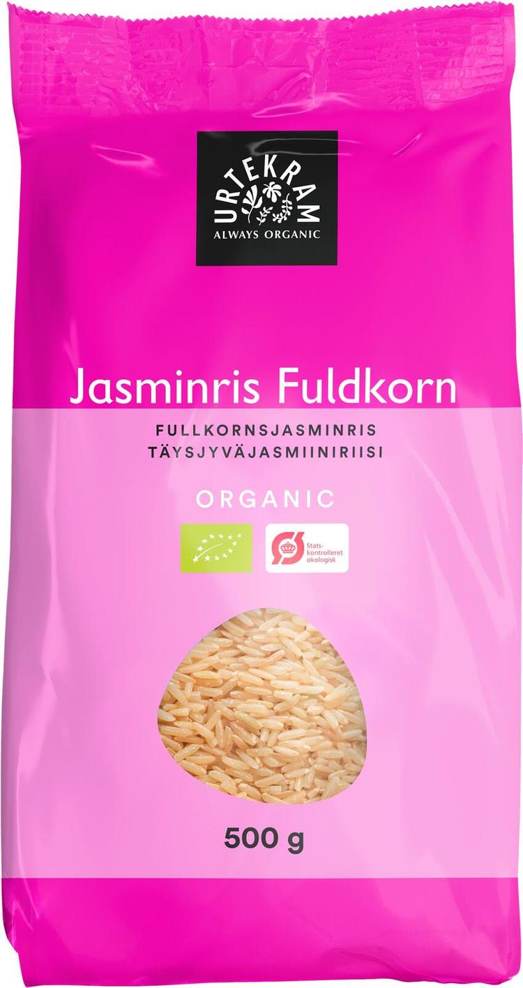 URTEKRAM luomu Täysjyväjasminriisi 500g