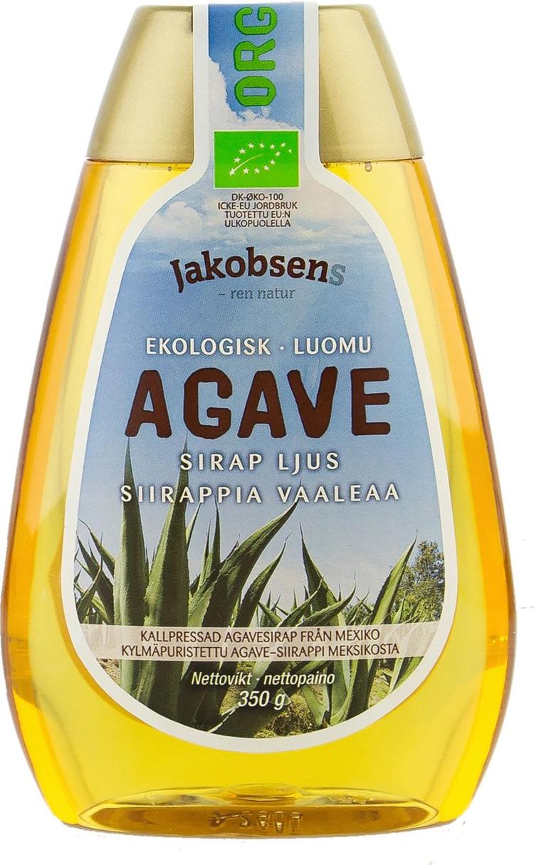 Jakobsens 350g agavesiirappi vaalea luomu