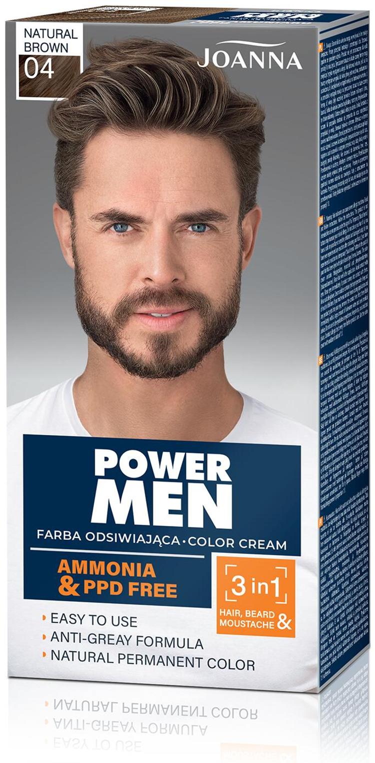 Joanna Power men hiusväri 04 Natural brown permanent