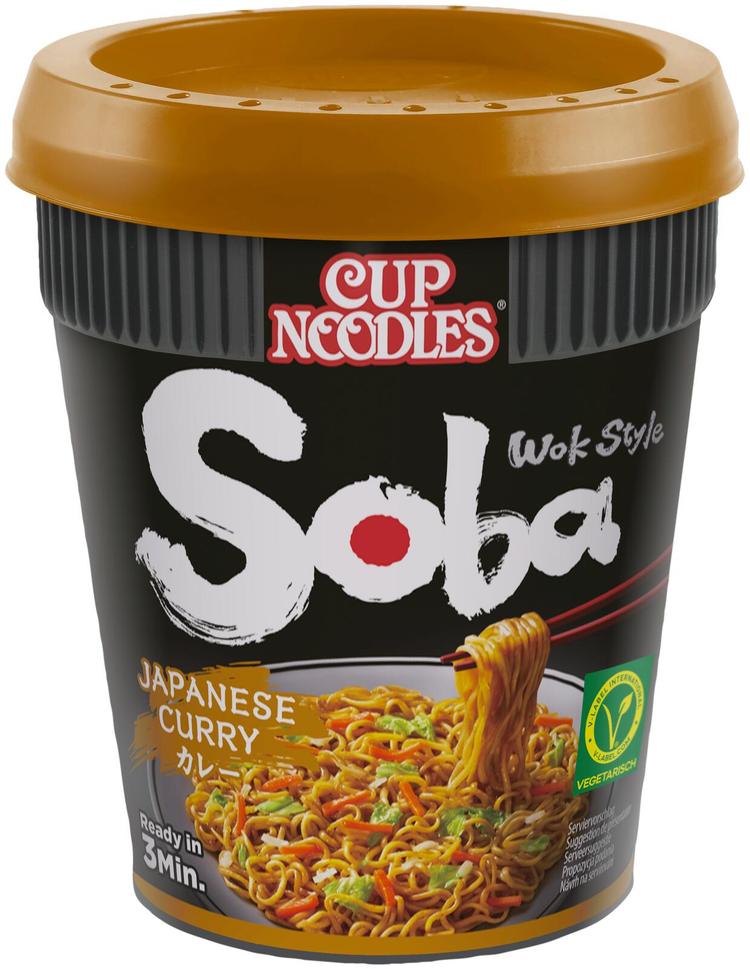 Nissin 90g Soba Cup Japanese Curry nuudeli