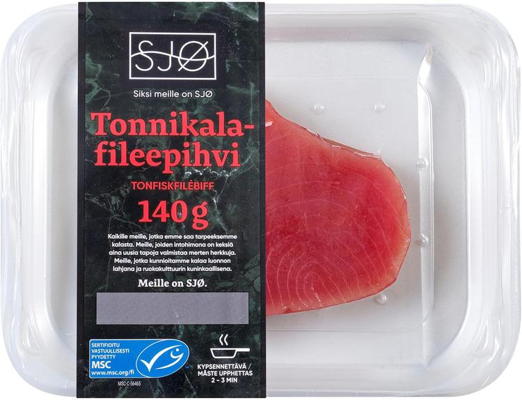 SJØ Tonnikalafileepihvi MSC 140g