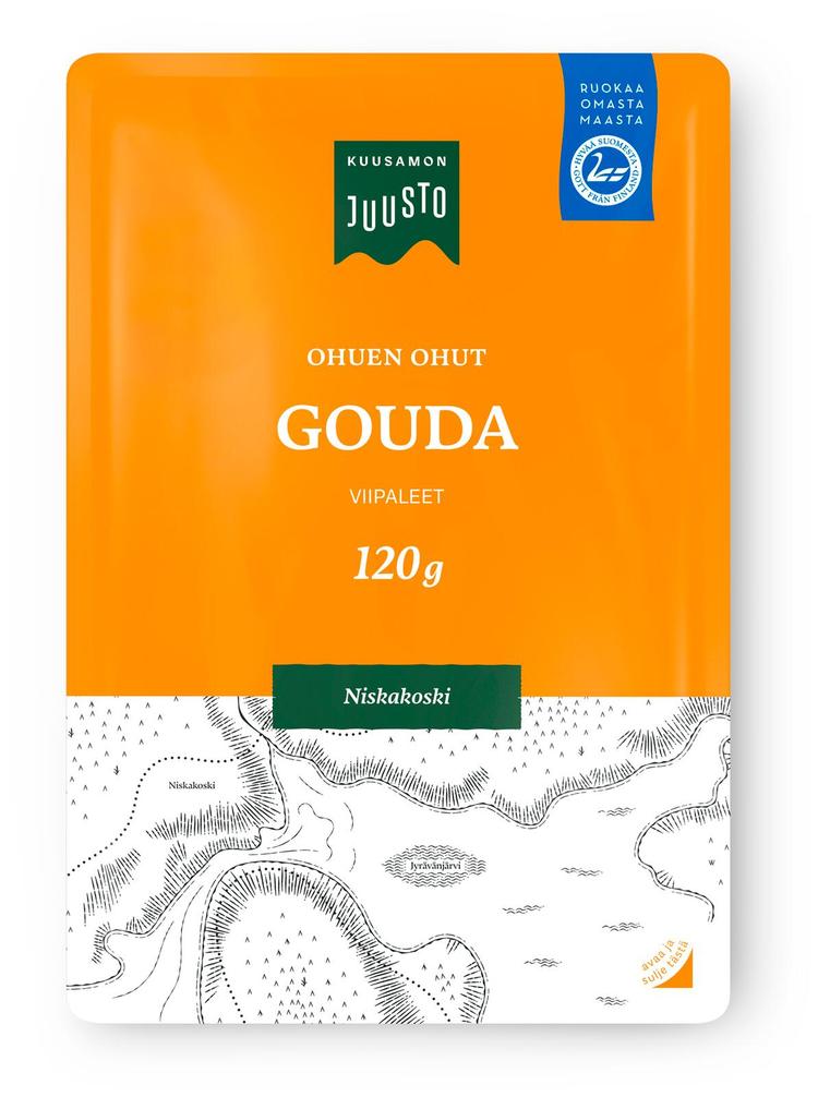 Kuusamon Juusto Goudaviipale 120 g