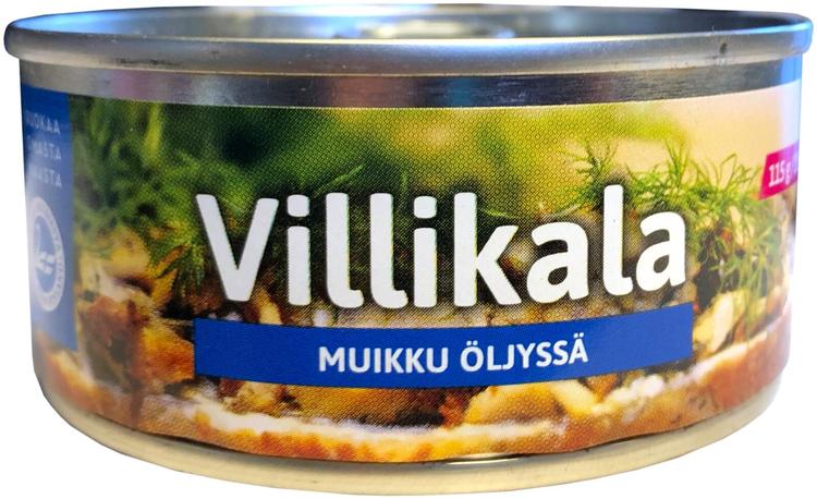 Pielisen kalajaloste Oy Villikala öljyssä 150 g/115 g