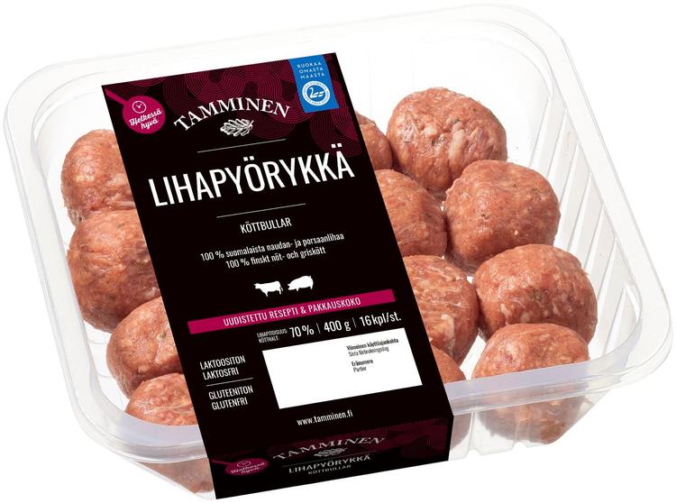 Tamminen lihapyörykkä 16kpl 400g