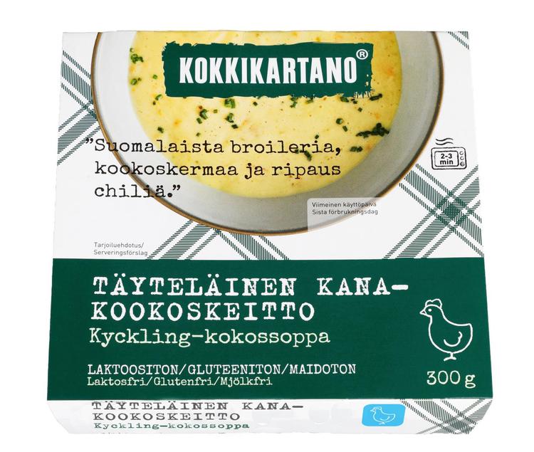 Kokkikartano Täyteläinen Kana-kookoskeitto 300g