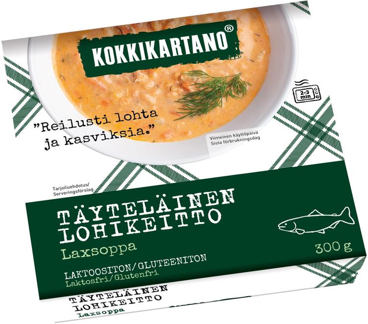 Kokkikartano Täyteläinen lohikeitto 300g