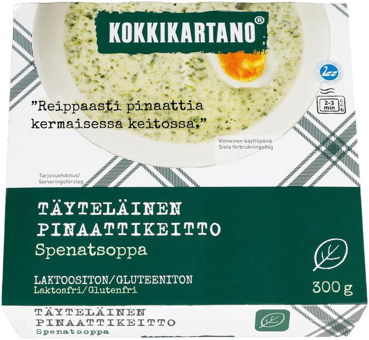 Kokkikartano Täyteläinen pinaattikeitto 300g