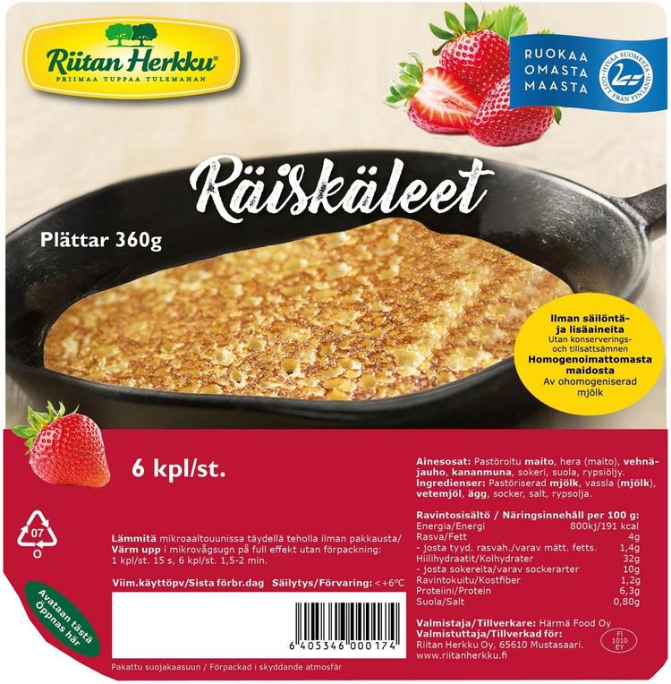 Riitan Herkku Räiskäleet 360g