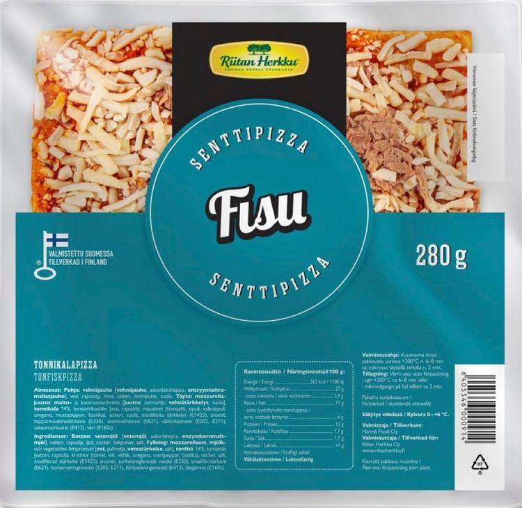 Riitan Herkku Senttipizza Fisu 280g