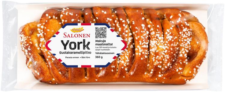 Perheleipuri Salonen York Suolakaramellipitko 360 g täytepitko