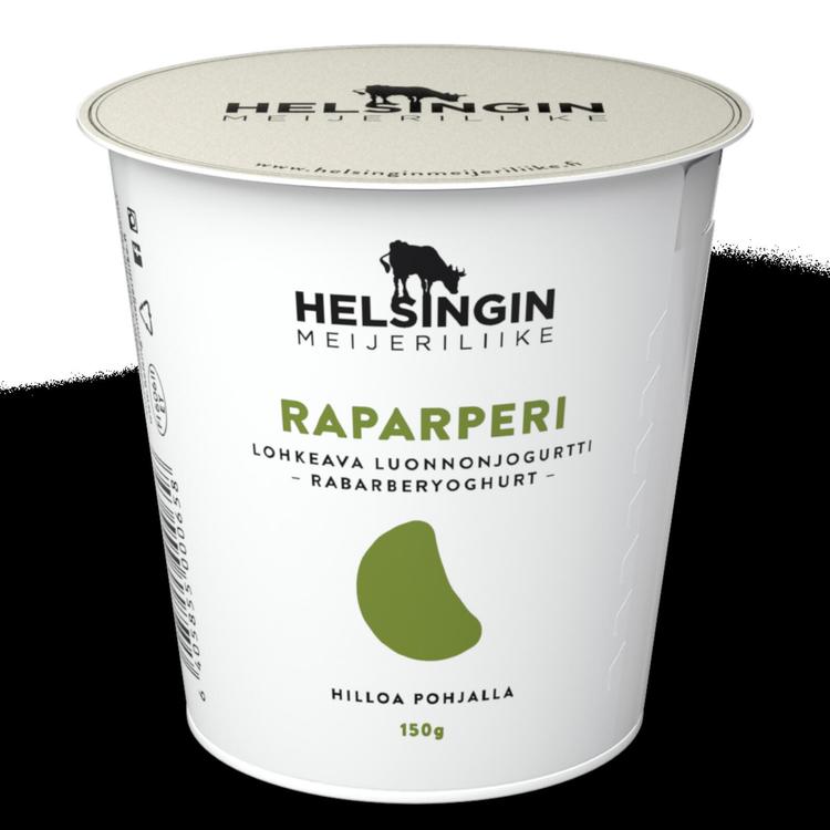 Helsingin Meijeriliike - Raparperi - lohkeava luonnonjogurtti 150g