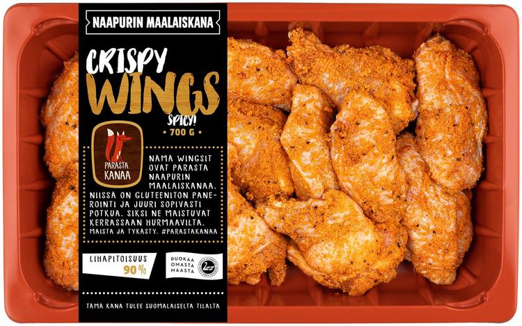 Naapurin Maalaiskanan wings, crispy 700g