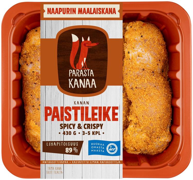 Naapurin Maalaiskana paistileike, spicy&crispy 430g