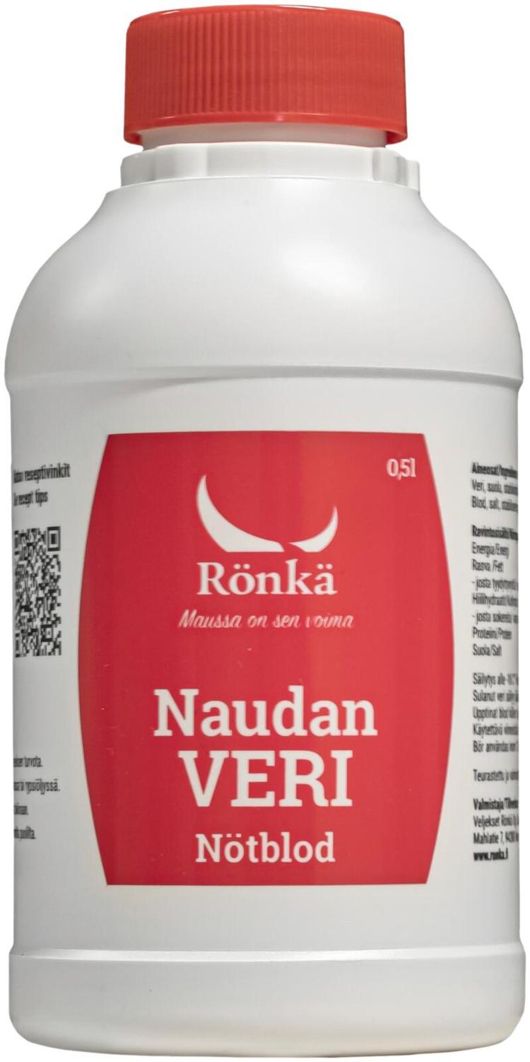 Rönkä Naudan veri pakaste 0,5 l