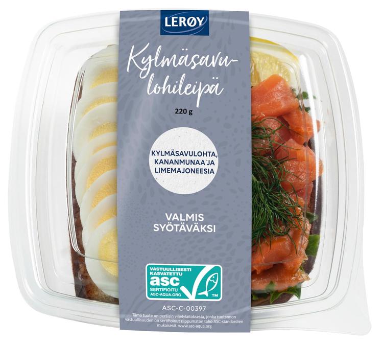 Lerøy kylmäsavulohileipä ASC 220 g