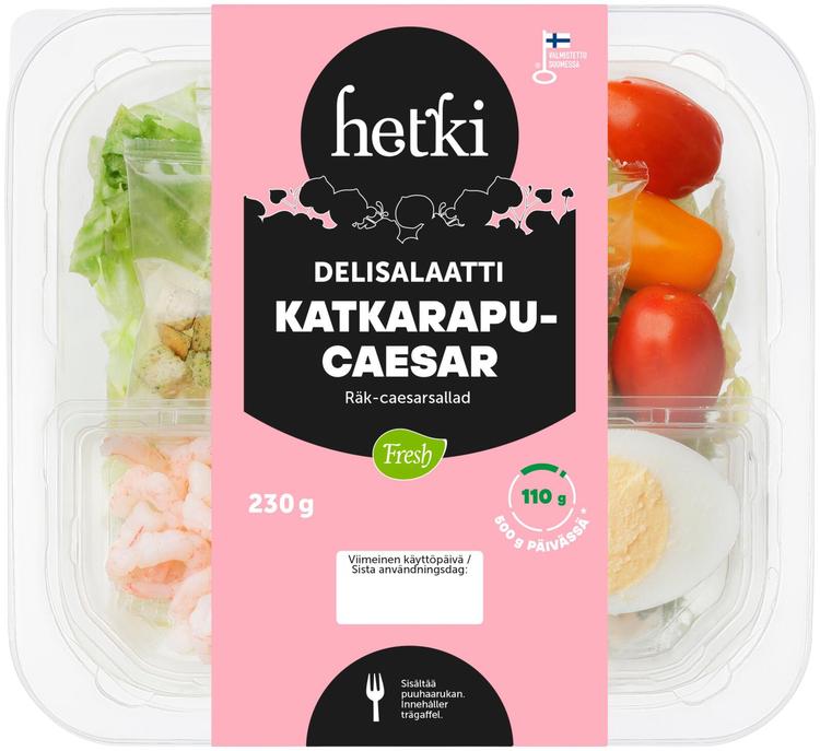 Fresh Hetki Delisalaatti Katkarapu-Caesar 230g