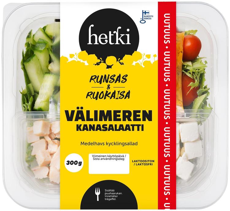 Fresh Hetki Ruokaisa Välimeren kanasalaatti 300 g