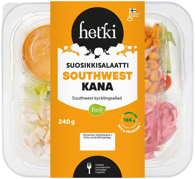 Fresh Hetki Suosikkisalaatti Southwest kana 240g