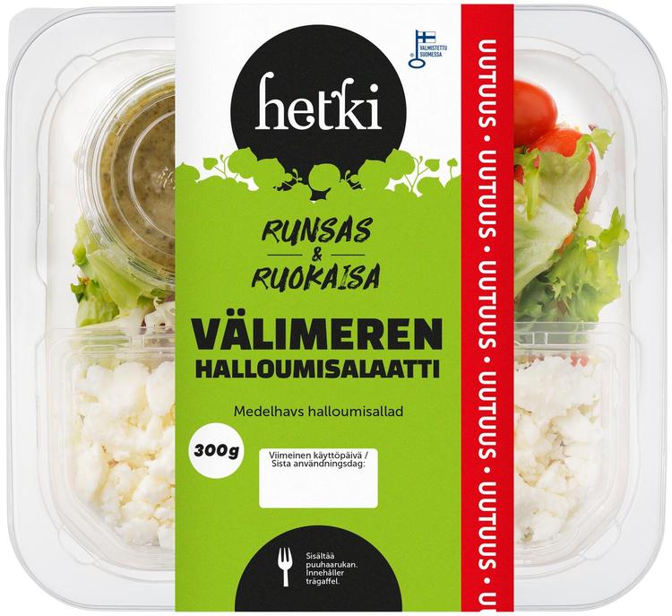 Fresh Hetki Ruokaisa Välimeren halloumisalaatti 300g