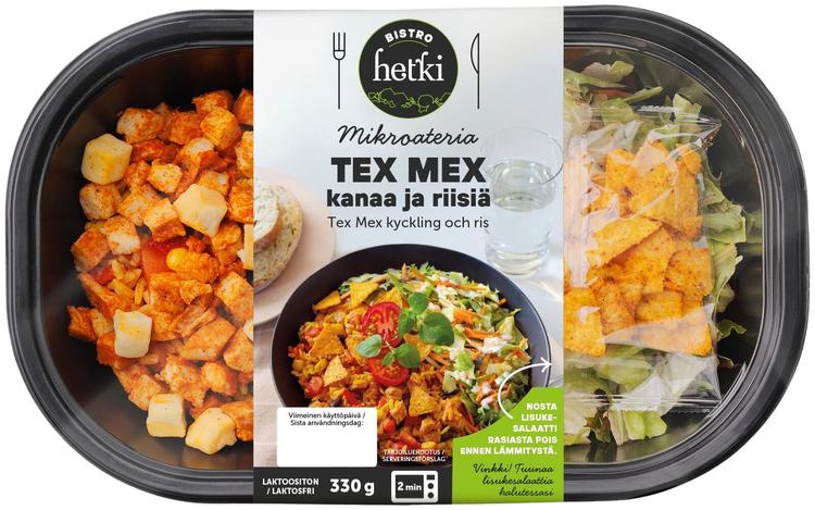 Fresh Hetki Bistro Tex Mex Kanaa ja riisiä 330g