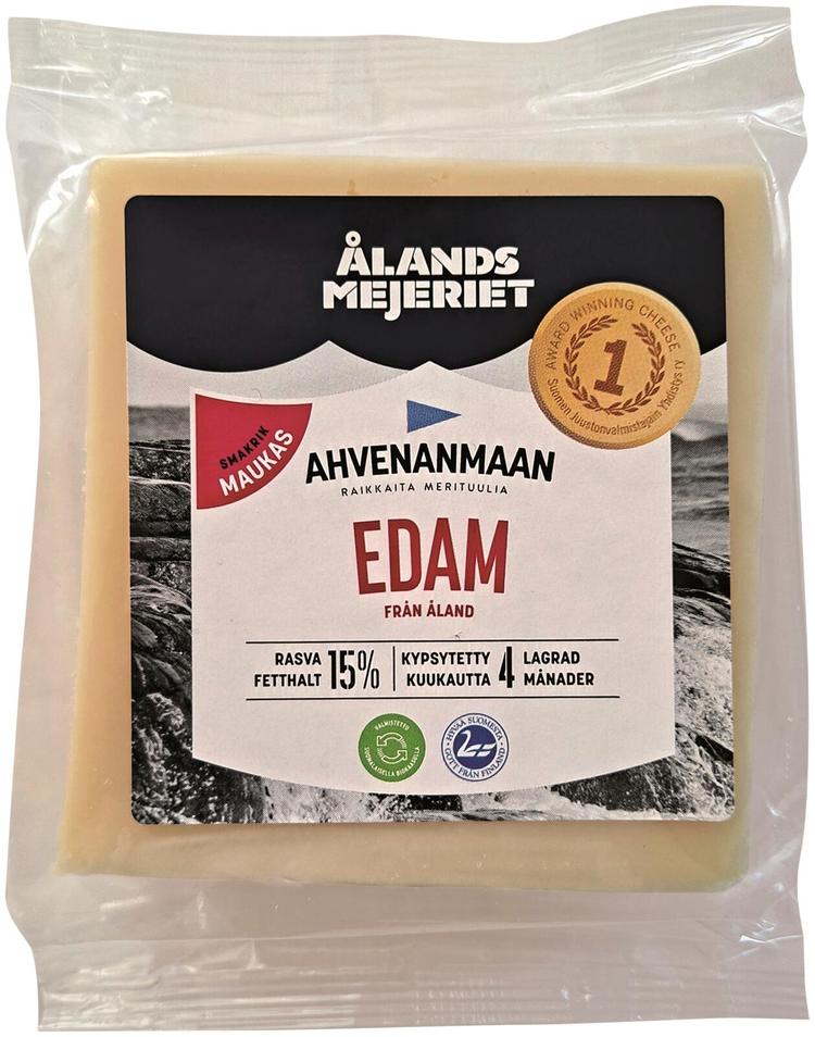 Ahvenanmaan 350g Edam 15 % maukas 4kk kypsytetty