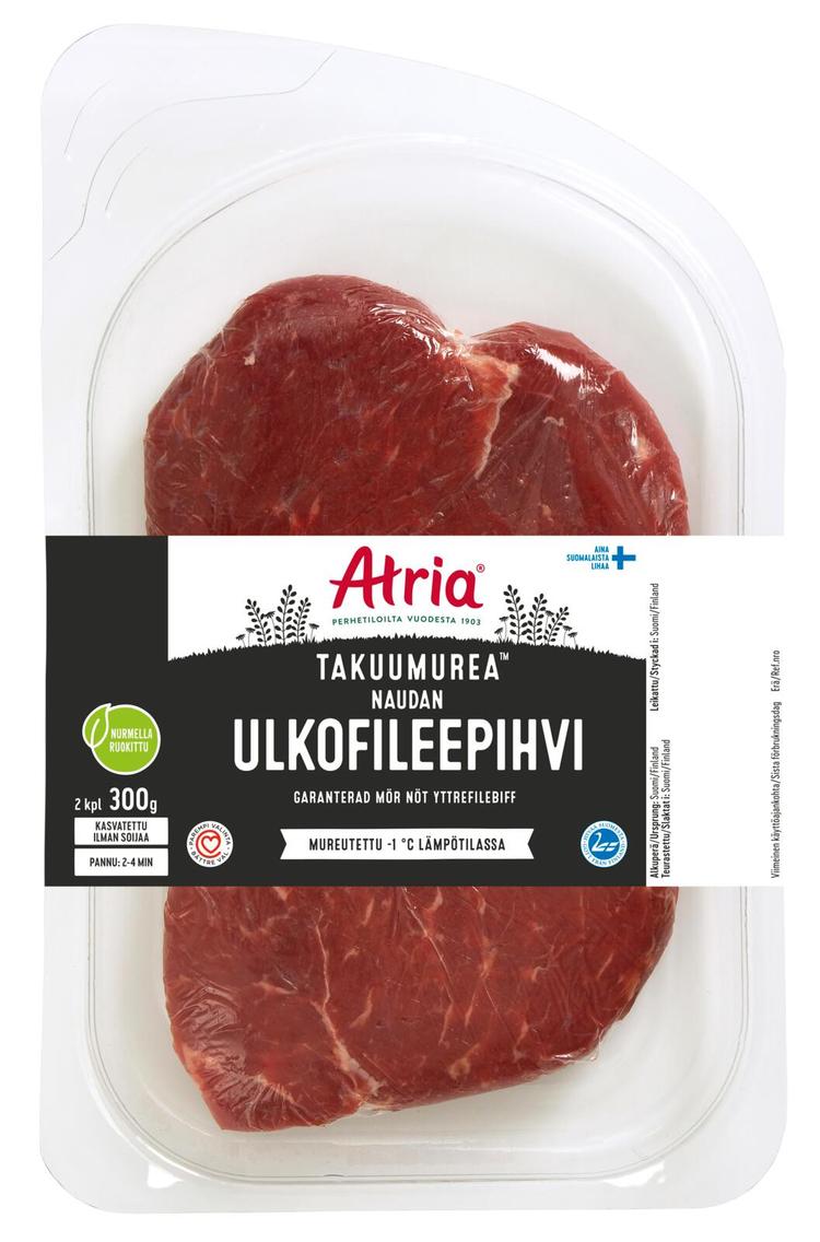 Atria Takuumurea Naudan Ulkofileepihvi 300g