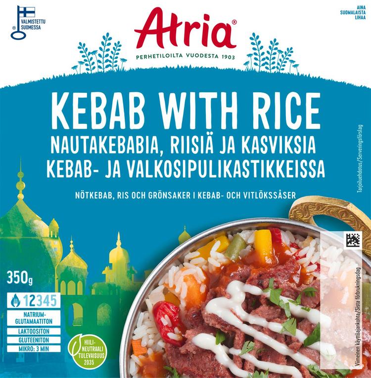 Atria Kebab with Rice 350g