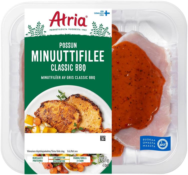 Atria Possun Minuuttifilee Classic BBQ 260g