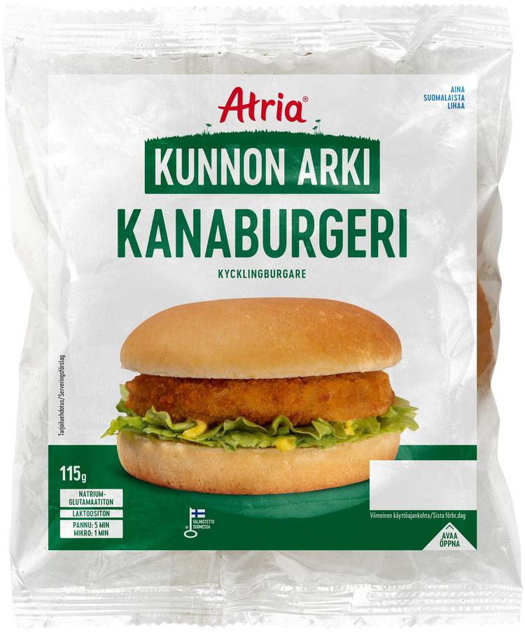 Atria Kunnon Arki Kanaburgeri 115g