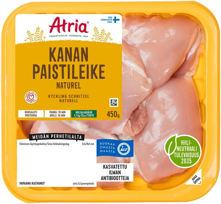 Atria Kanan Paistileike Naturel 450g