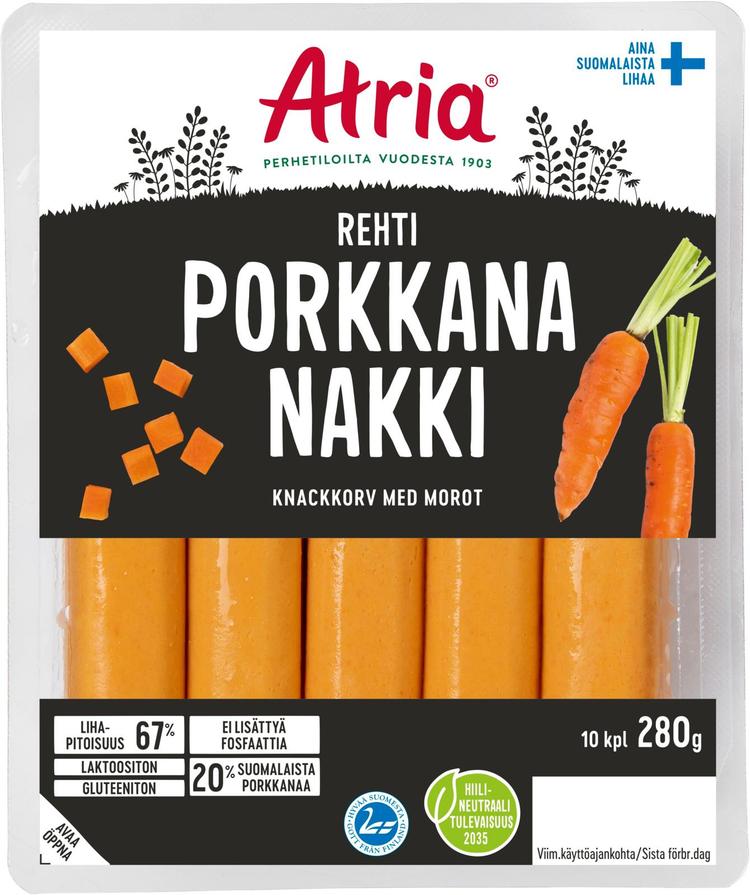 Atria Rehti Porkkananakki 280g