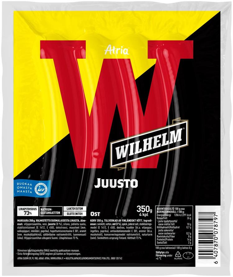 Atria Wilhelm Juusto 350g