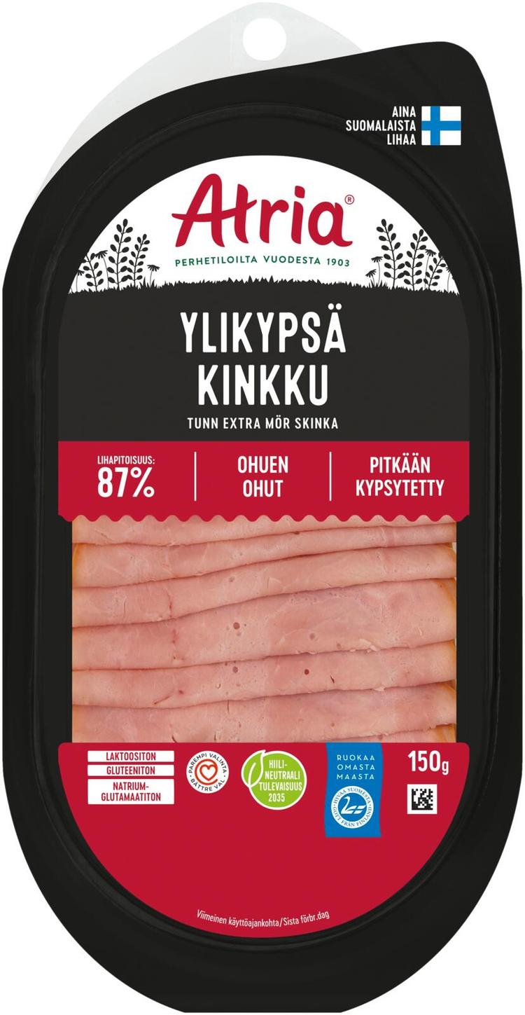 Atria Ohuen Ohut Ylikypsä Kinkku 150g