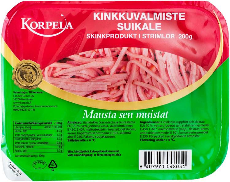 Korpela Kinkkuvalmiste suikale 200g