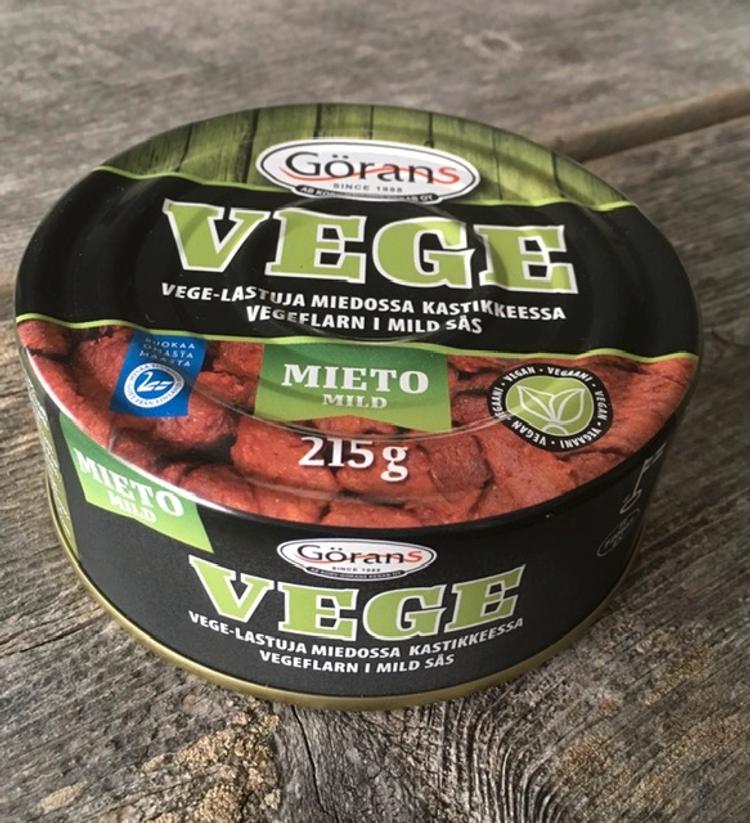 Görans Vege-Lastuja Miedossa Kastikkeessa 215g