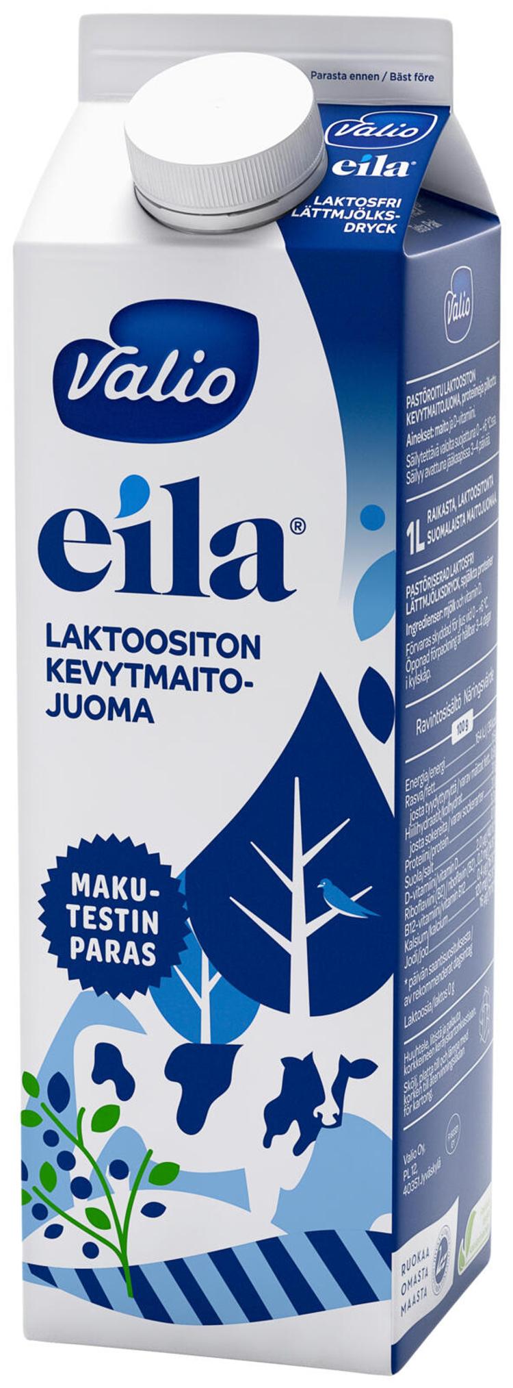 Valio Eila® kevytmaitojuoma 1 l laktoositon