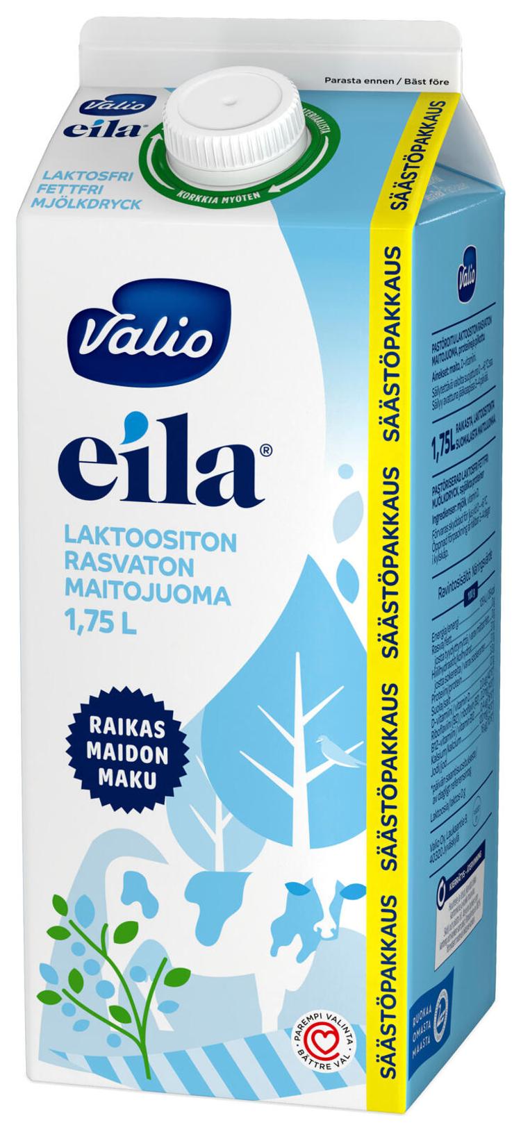 Valio Eila® rasvaton maitojuoma 1,75 l laktoositon