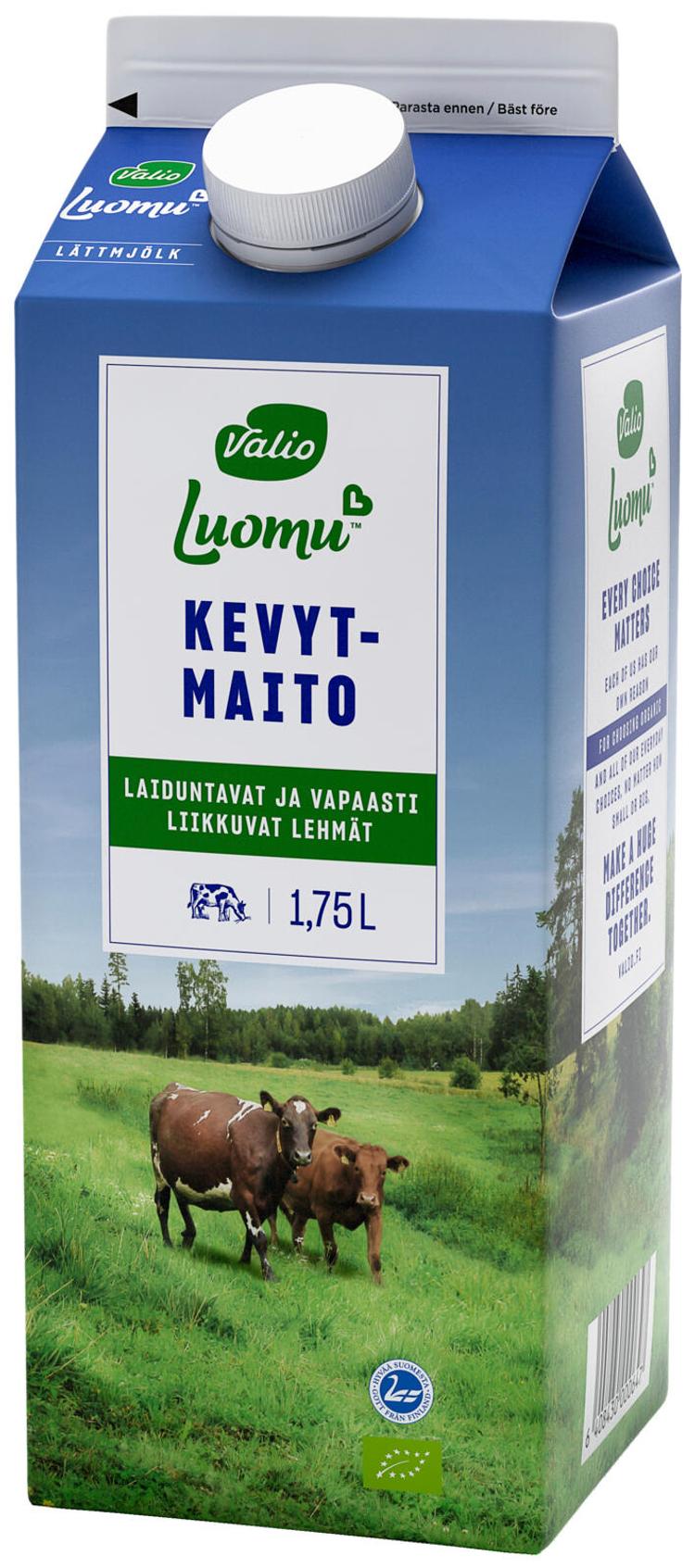 Valio Luomu™ kevytmaito 1,75 l