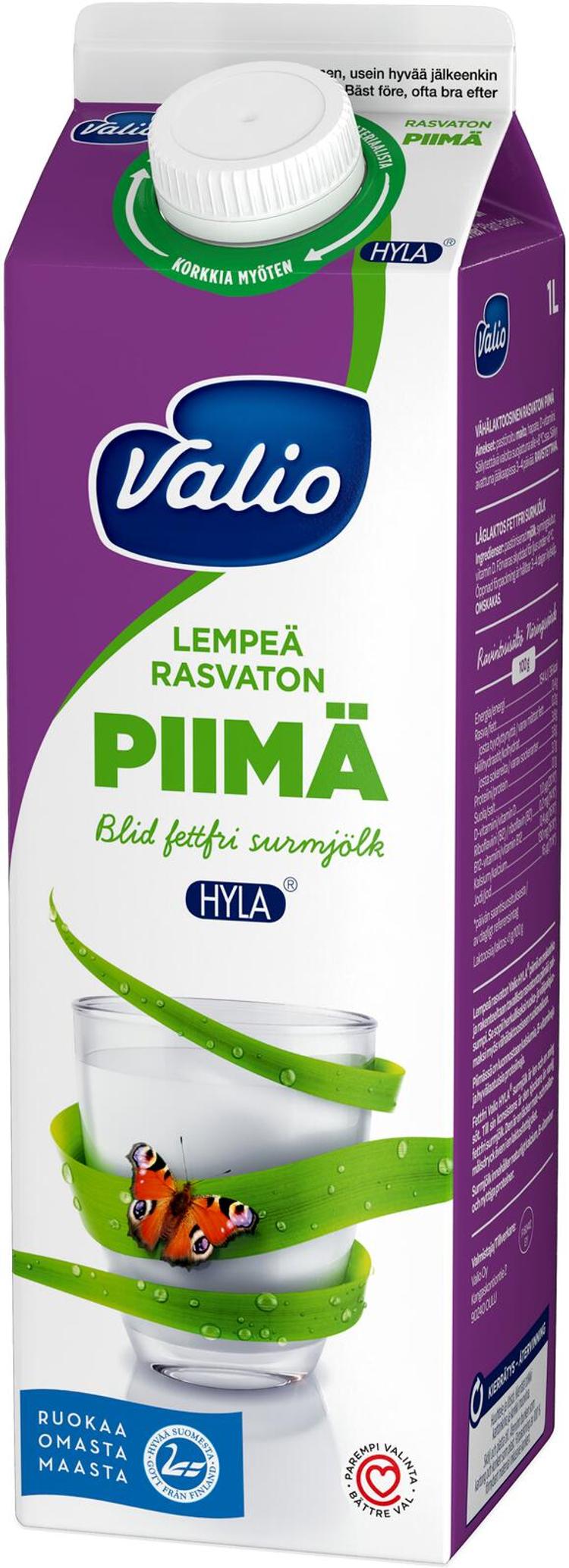 Valio rasvaton piimä 1 l HYLA®