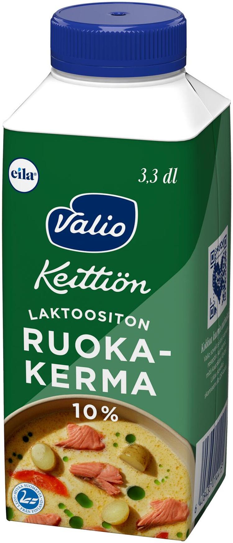 Valio Keittiön ruokakerma 10 % 3,3 dl laktoositon