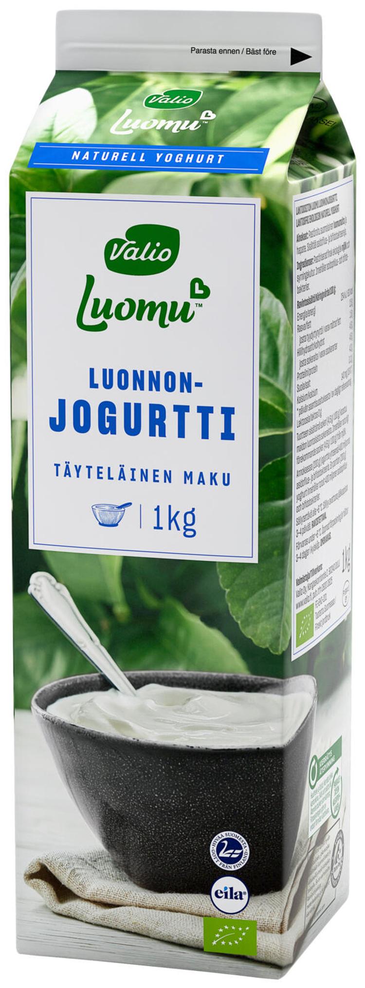 Valio Luomu™ luonnonjogurtti 1 kg laktoositon