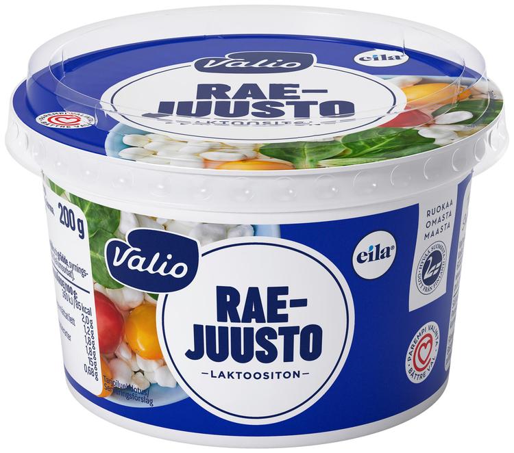 Valio raejuusto 200 g laktoositon