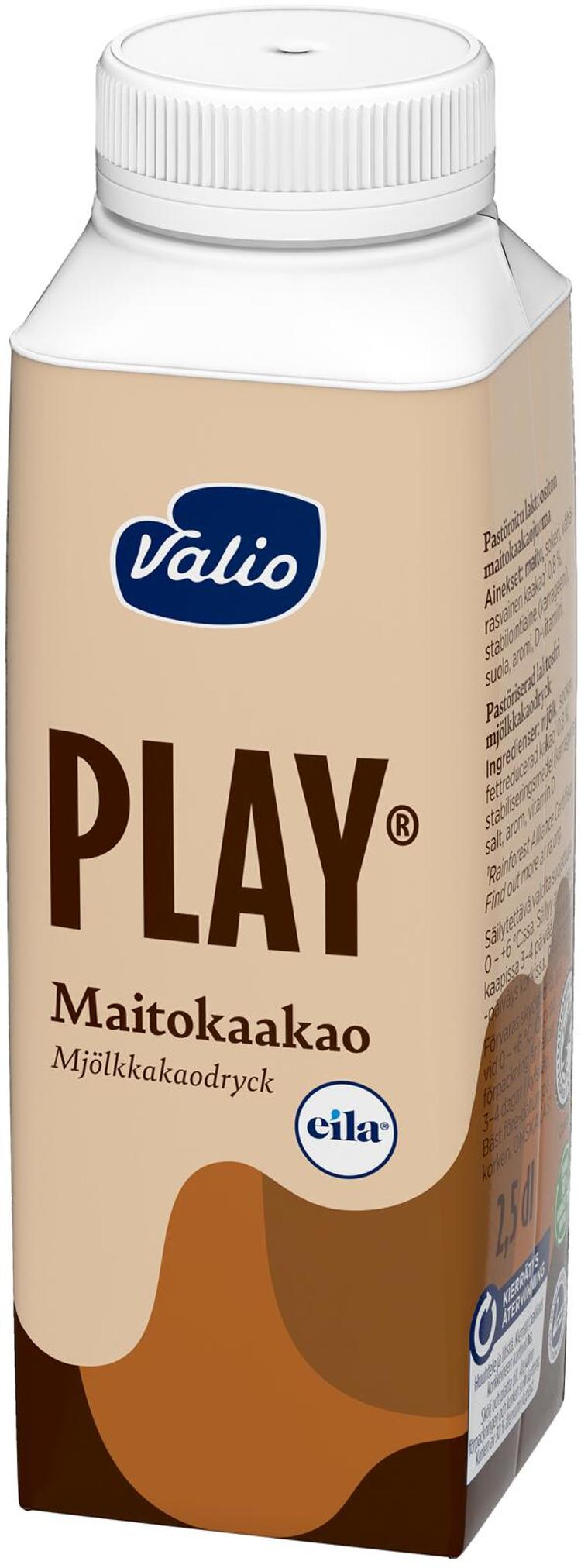 Valio Play® maitokaakaojuoma 2,5 dl laktoositon