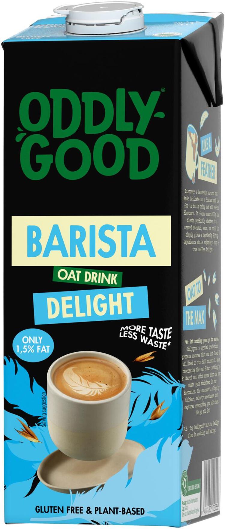 Oddlygood® Barista kaurajuoma 1 l Delight UHT gluteeniton