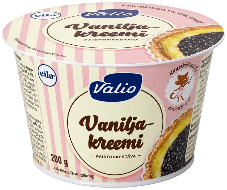 Valio vaniljakreemi 200 g laktoositon